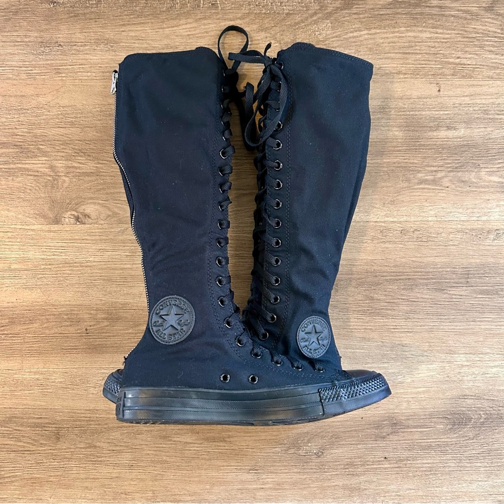 NWT Converse Chuck Taylor All Star XX-Hi knee-high sneakers. Black Size 8.5 - Picture 13 of 13